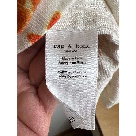 rag & bone Unisex Floral Graphic T-Shirt Size XXL - Picture 8 of 9